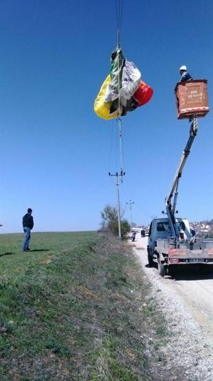 İranlı yamaç paraşütçüsü ölümden döndü