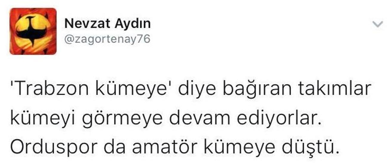 Orduspor amatör lige düştü