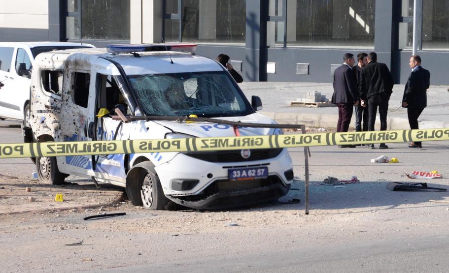 Son dakika: Mersinde polise bombalı saldırı