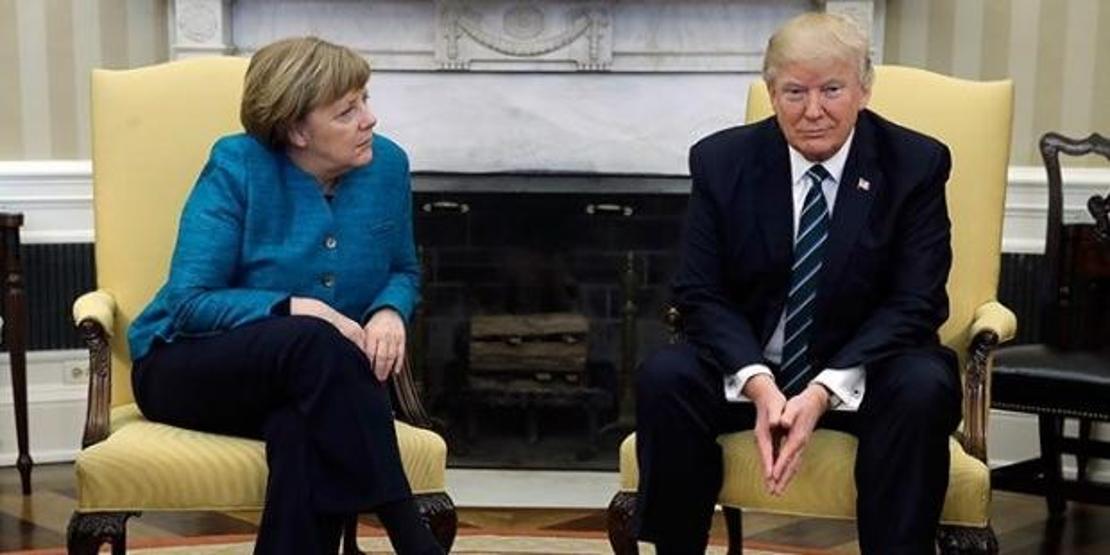 Trump, Merkelin elini neden sıkmadığını açıkladı