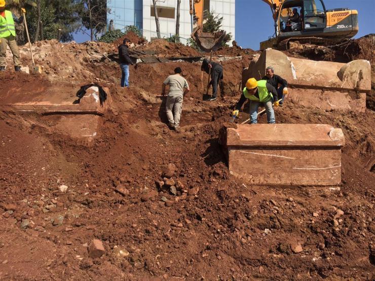 Temel kazısından ortaya çıkan lahit sayısı 5e çıktı