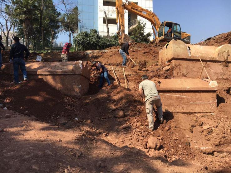 Temel kazısından ortaya çıkan lahit sayısı 5e çıktı