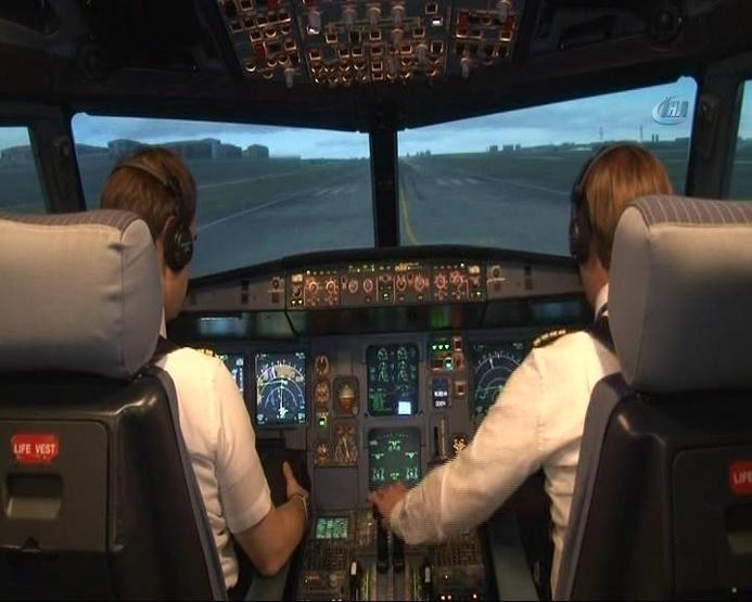 THY pilotları işte bu şekilde eğitiliyor
