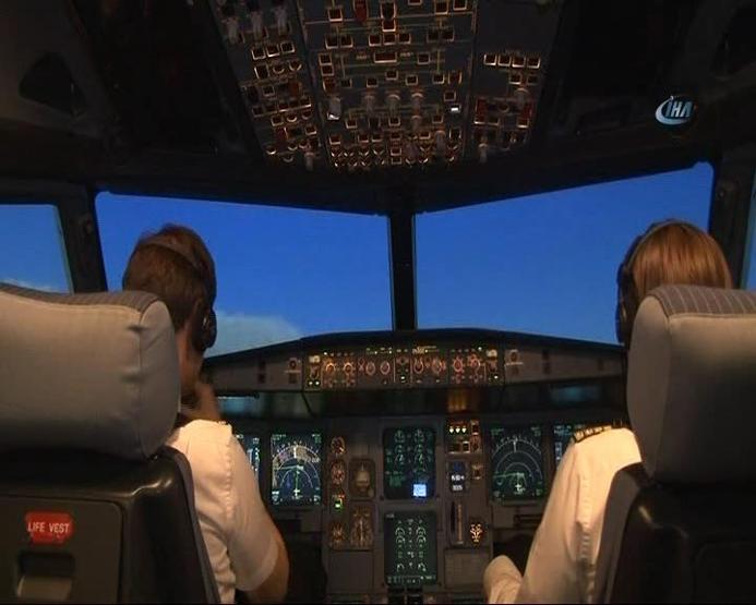 THY pilotları işte bu şekilde eğitiliyor