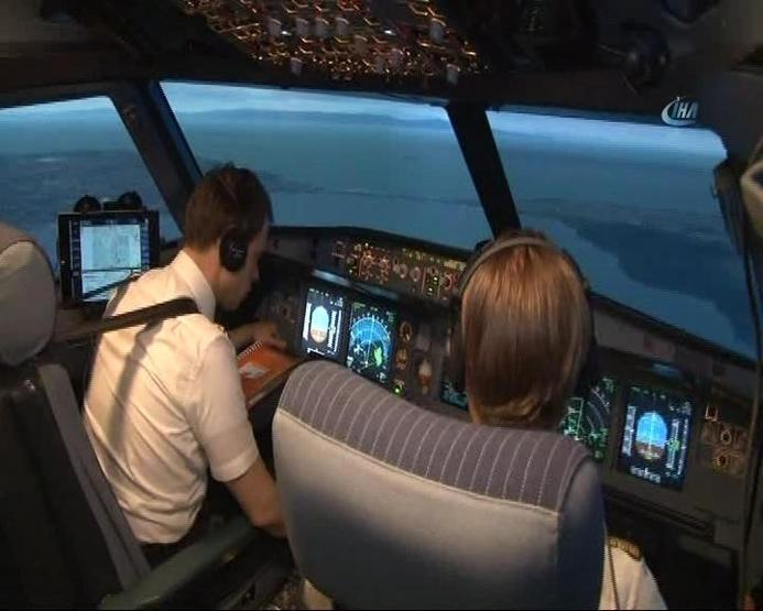 THY pilotları işte bu şekilde eğitiliyor