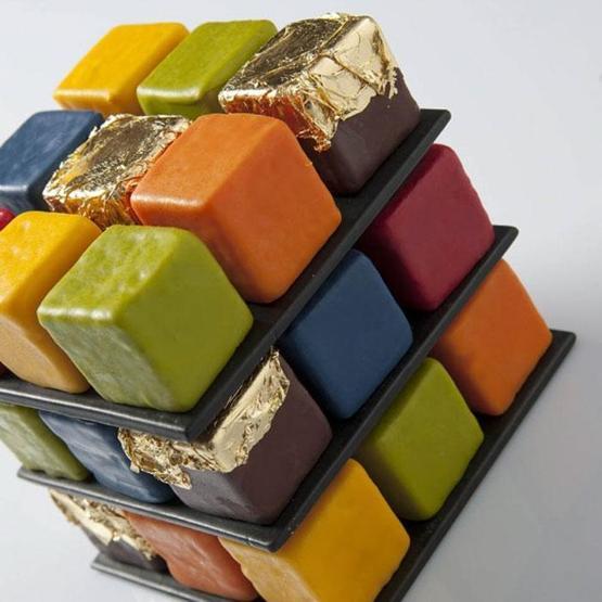 Fransız şef ve zeki pastaları: Rubik Küpü