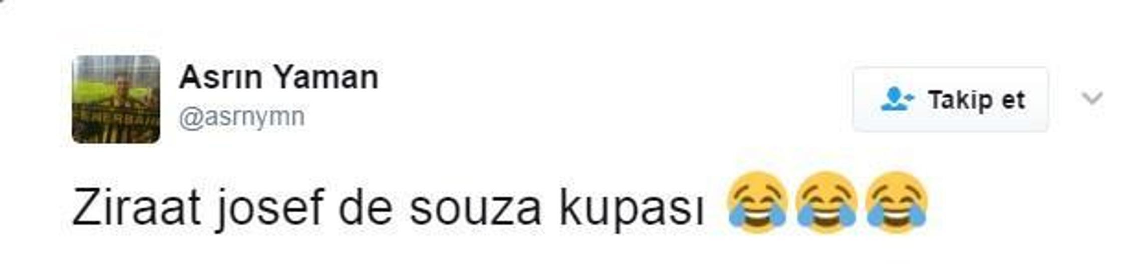 Josef de Souza Twitterı salladı