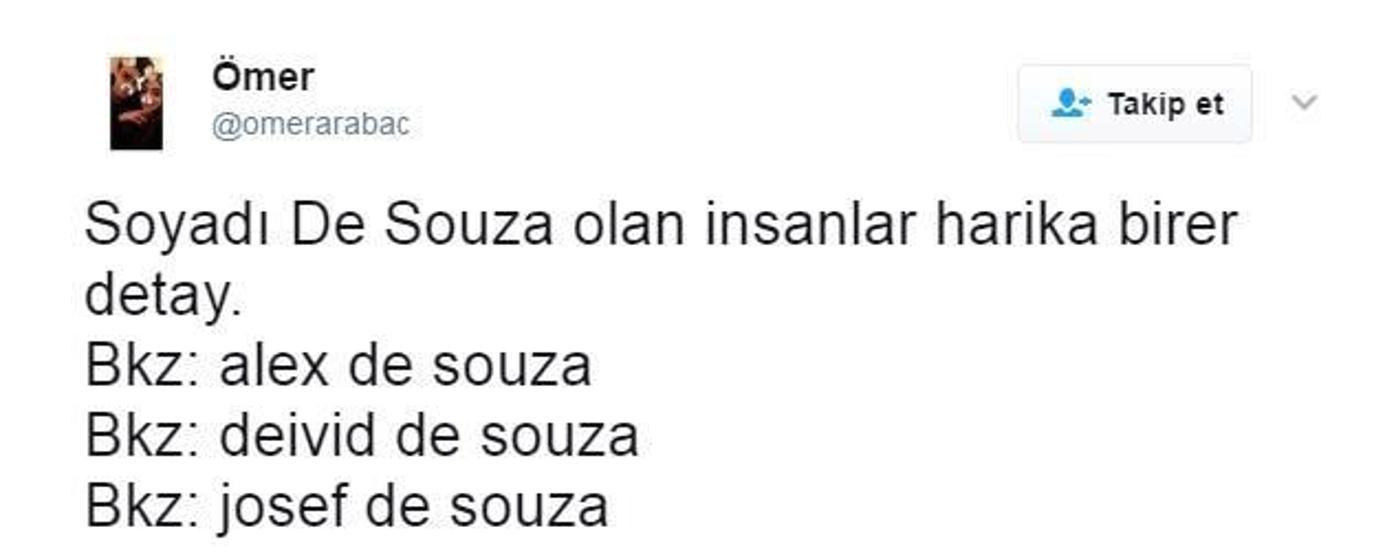 Josef de Souza Twitterı salladı