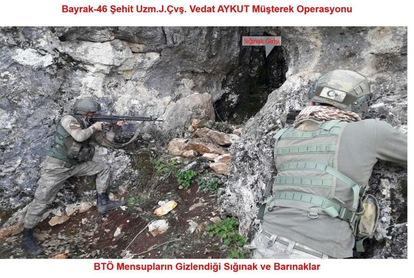 Licedeki PKK sığınaklarında ele geçirildi