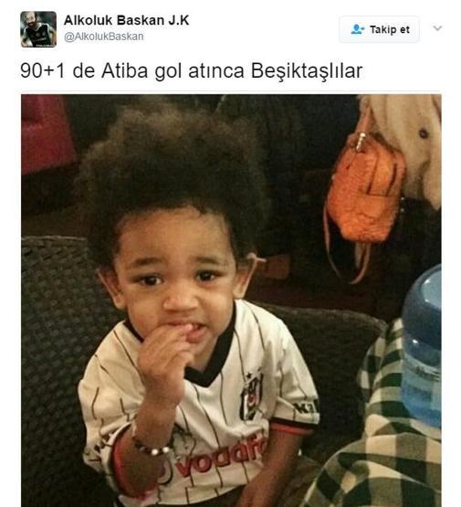 Atiba son dakikada attı ortalık yıkıldı