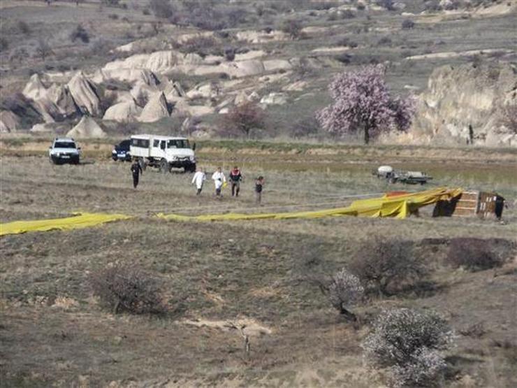 Son dakika: Kapadokyada balon düştü: 1 ölü, 20 yaralı