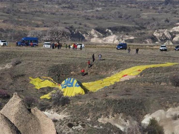 Son dakika: Kapadokyada balon düştü: 1 ölü, 20 yaralı
