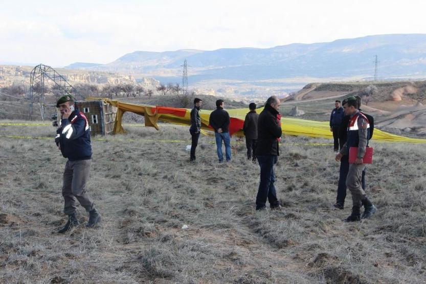 Son dakika: Kapadokyada balon düştü: 1 ölü, 20 yaralı