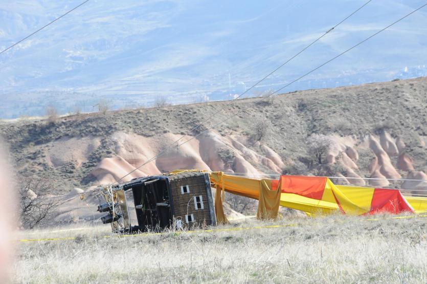 Son dakika: Kapadokyada balon düştü: 1 ölü, 20 yaralı
