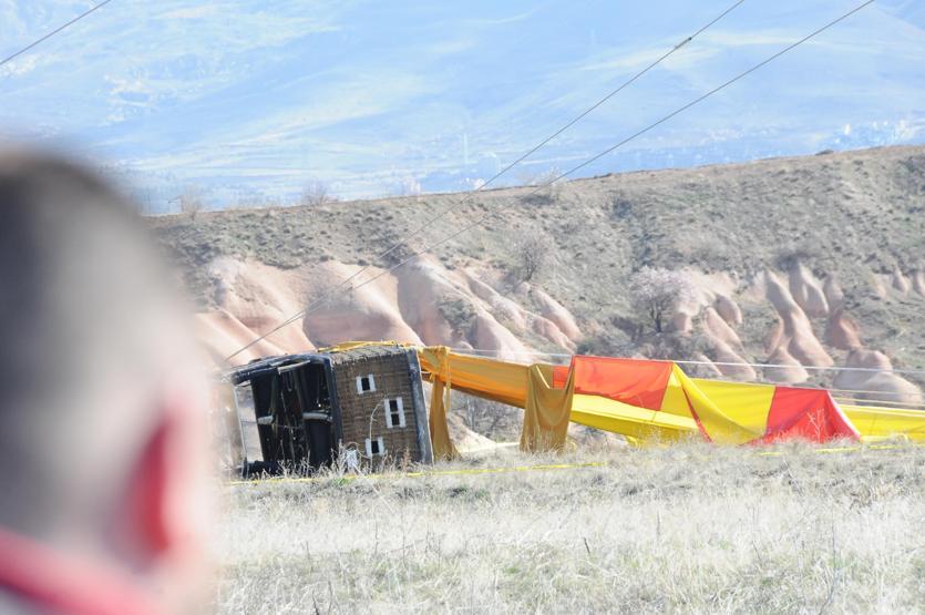 Son dakika: Kapadokyada balon düştü: 1 ölü, 20 yaralı