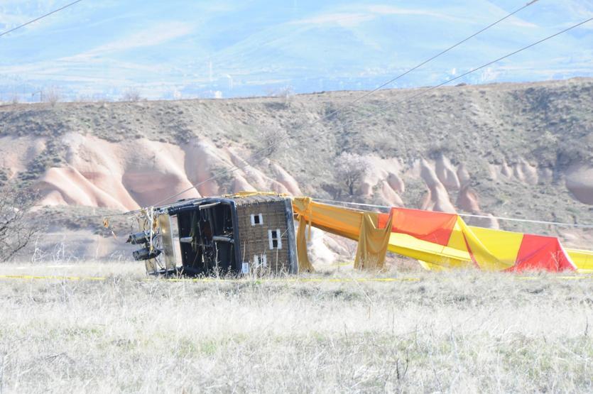 Son dakika: Kapadokyada balon düştü: 1 ölü, 20 yaralı