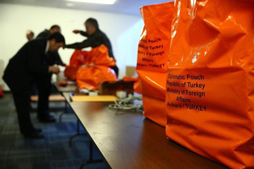 ABDde kullanılan oylar Türkiyeye gönderildi