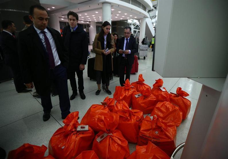 ABDde kullanılan oylar Türkiyeye gönderildi
