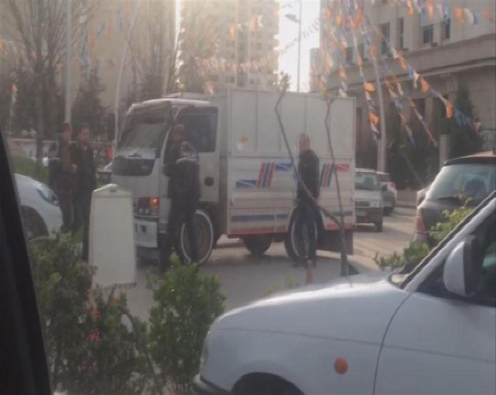 Ak Parti Genel Merkezi önünde intihar girişimi