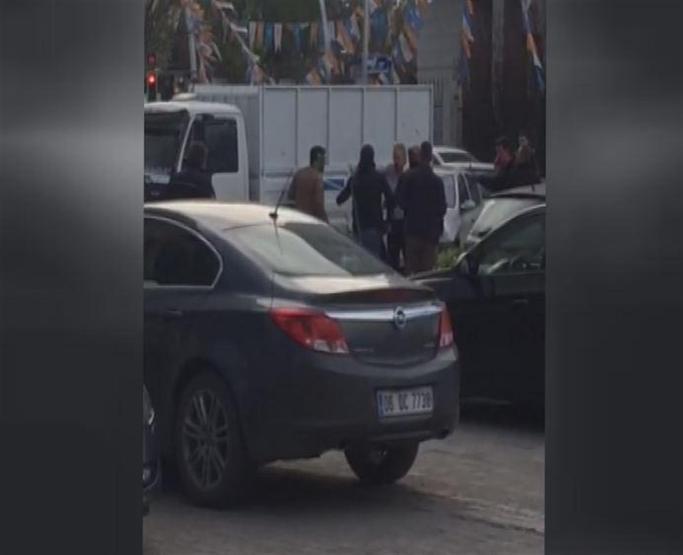 Ak Parti Genel Merkezi önünde intihar girişimi