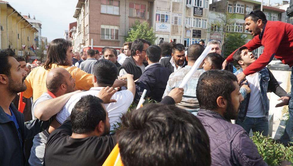 Edirnede referandum kavgası