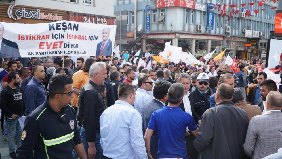 Edirnede referandum kavgası