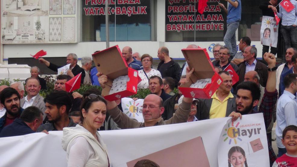 Edirnede referandum kavgası