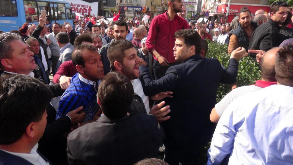 Edirnede referandum kavgası