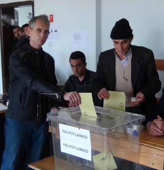 Kuşu belde oldu 3 yıl sonra oy kullanıldı