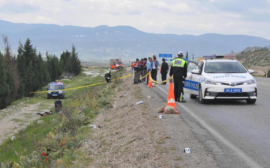 Denizlide yol kenarında kadın cesedi bulundu