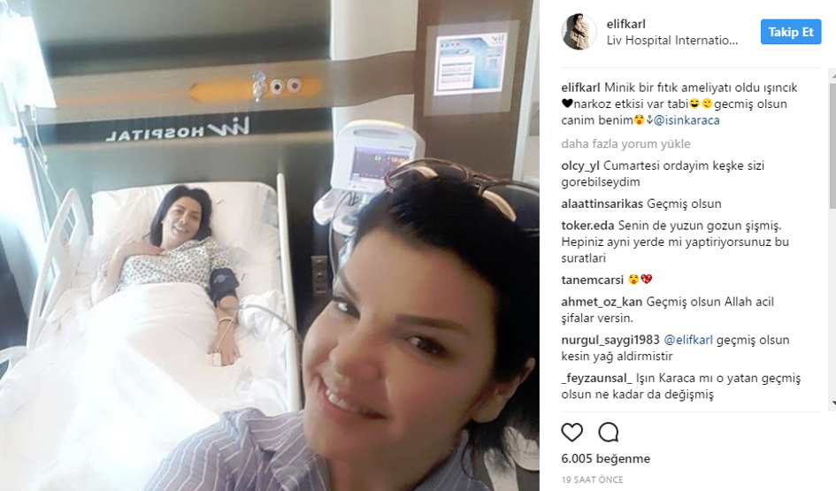 Işın Karaca ameliyat oldu