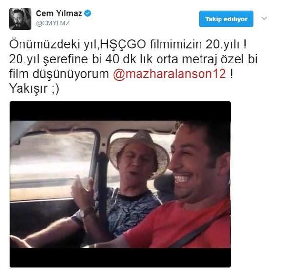 Cem Yılmazdan hayranlarına 20. yıl sürprizi