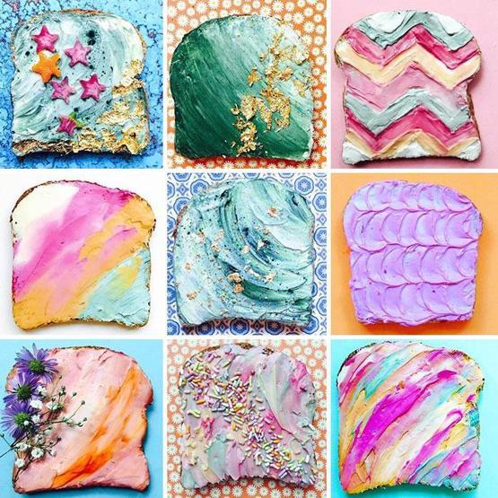 Yeni moda: Denizkızı temalı tost ekmekleri
