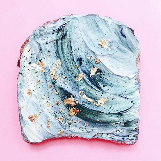 Yeni moda: Denizkızı temalı tost ekmekleri