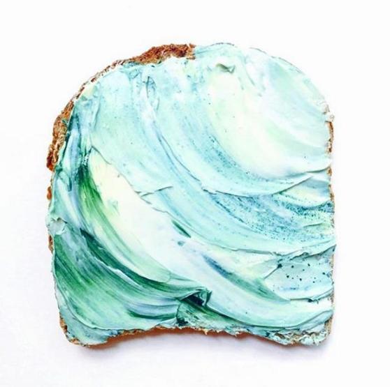 Yeni moda: Denizkızı temalı tost ekmekleri