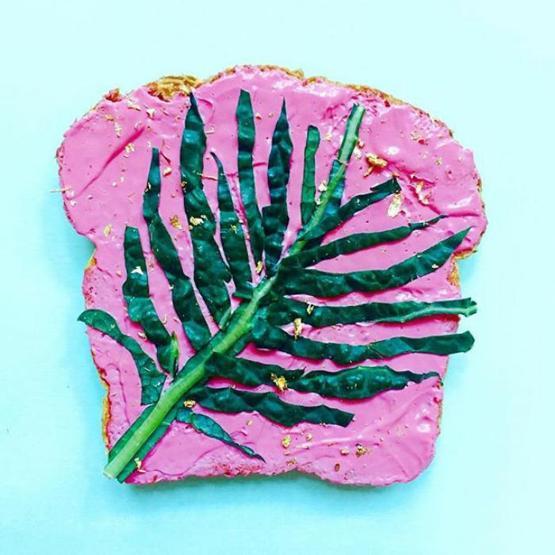 Yeni moda: Denizkızı temalı tost ekmekleri