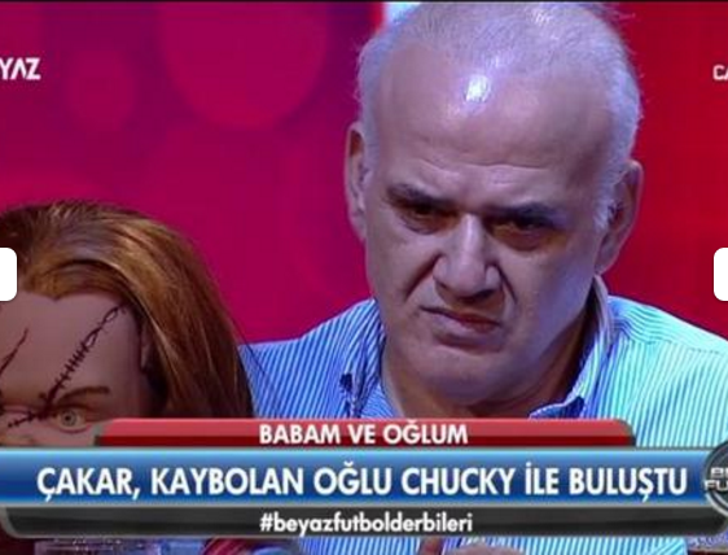 Ahmet Çakarın Chucky ile yaşadıkları olay oldu
