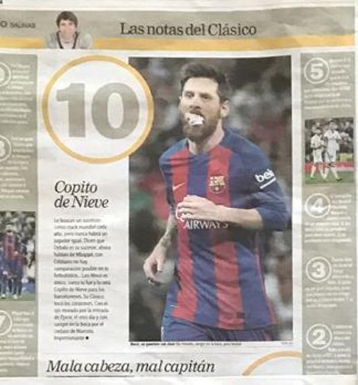 Manşetleri Messi yaptı
