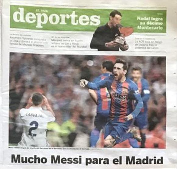 Manşetleri Messi yaptı