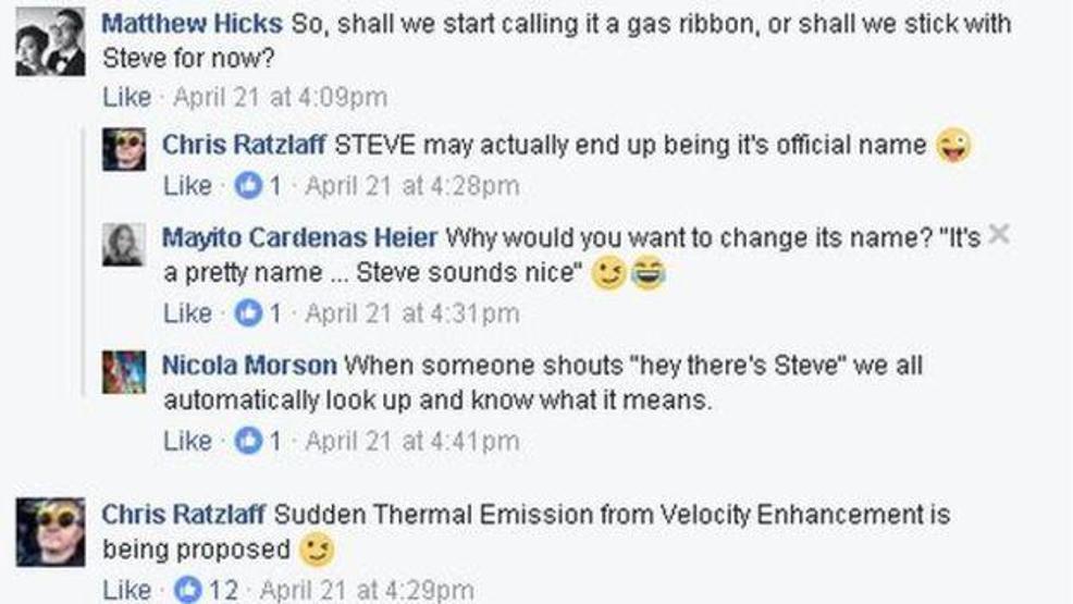 Yeni kuzey ışığının adı Steve oldu