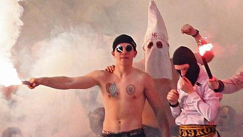 Dinamo Kiev taraftarları dehşete düşürdü