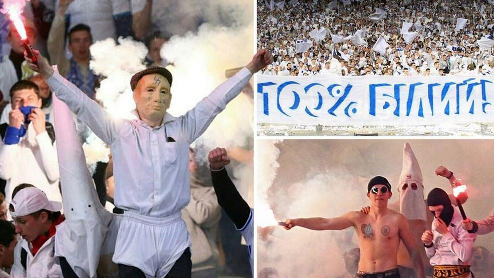 Dinamo Kiev taraftarları dehşete düşürdü