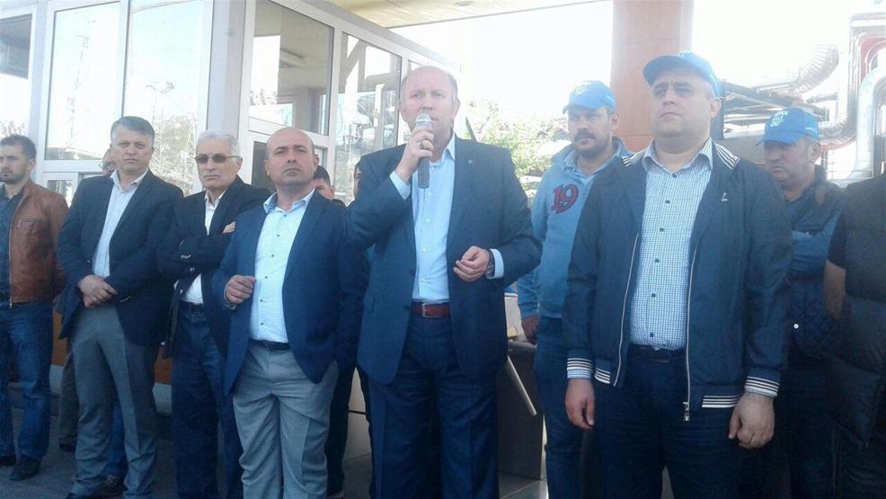 Tüpraşta işçiler iş bıraktı