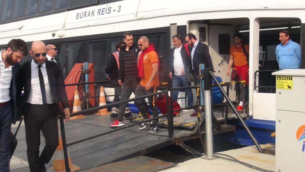 Galatasaray Bursaya böyle geldi