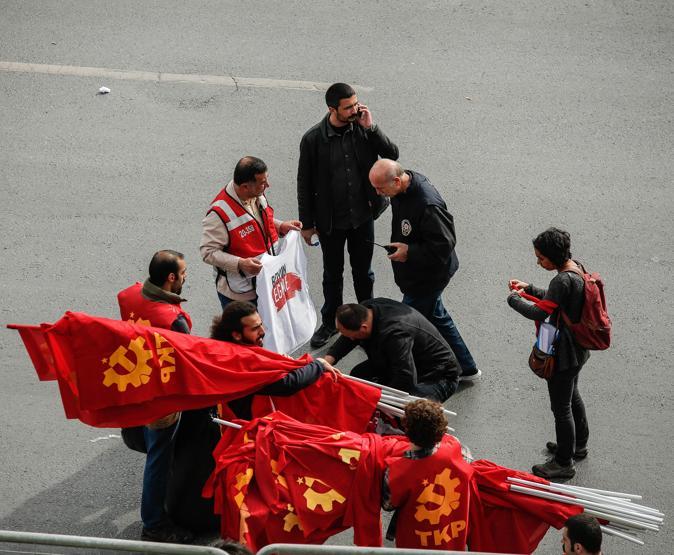 Bakırköyde 1 Mayıs hareketliliği başladı