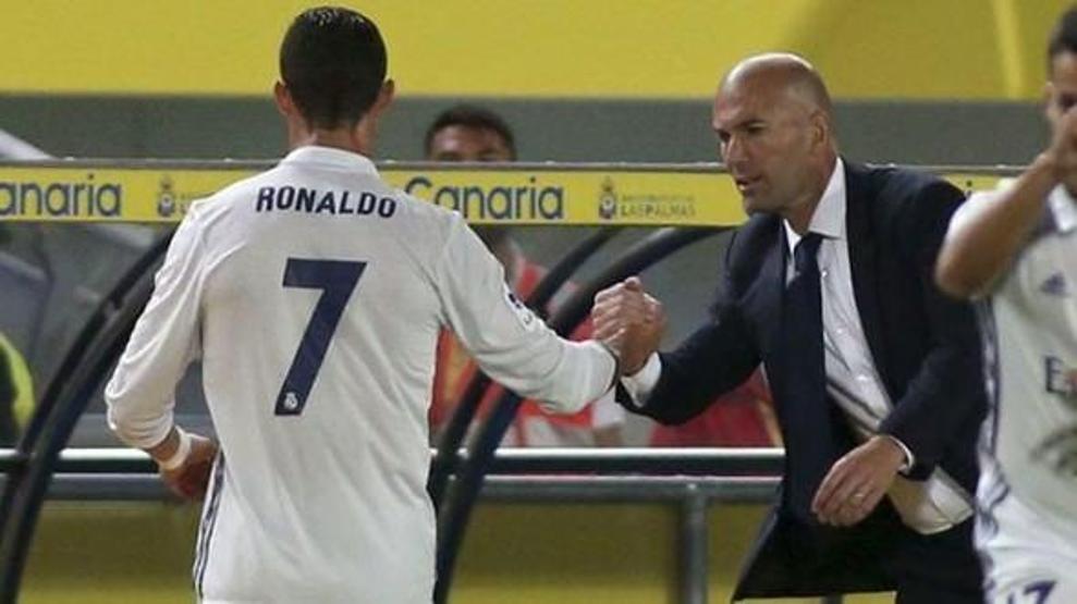 Zidane Cristiano Ronaldoyu ağlattı