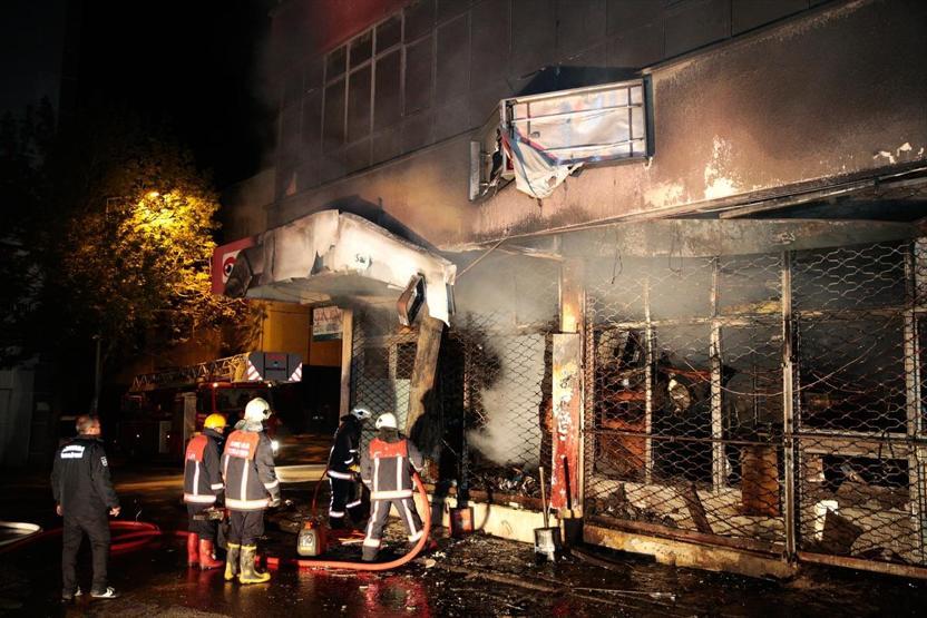 Ankarayı korkutan yangın