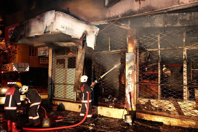 Ankarayı korkutan yangın