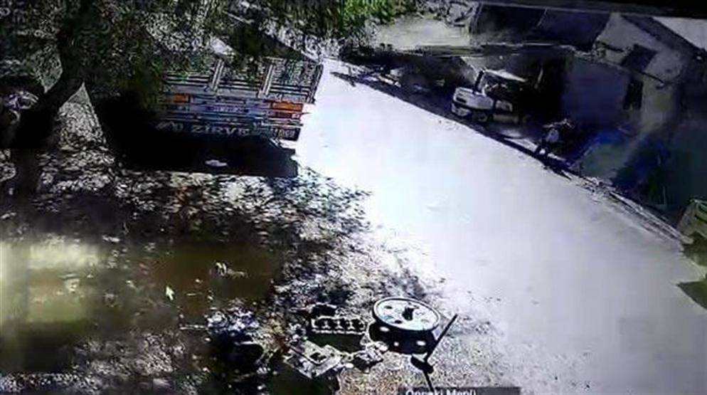 Atölyede forklift faciası
