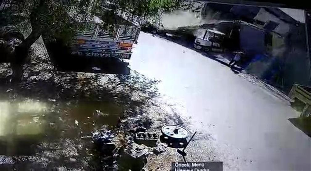 Atölyede forklift faciası